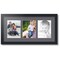ArtToFrames Collage Photo Picture Frame with 3 - 6x8 inch Openings, Framed in Black with Over 62 Mat Color Options and Plexi Glass (CSM-3926-782)